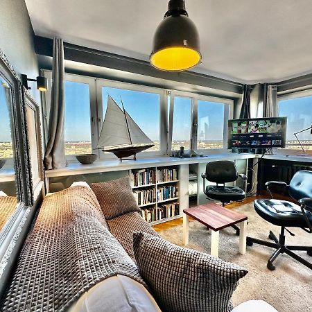 Super Apartament Grey Centrum 2X Metro Fast Wifi 300 Mbs Netflix Appletv Smarttv Spotify Panorama Miasta Warschau Exterior foto