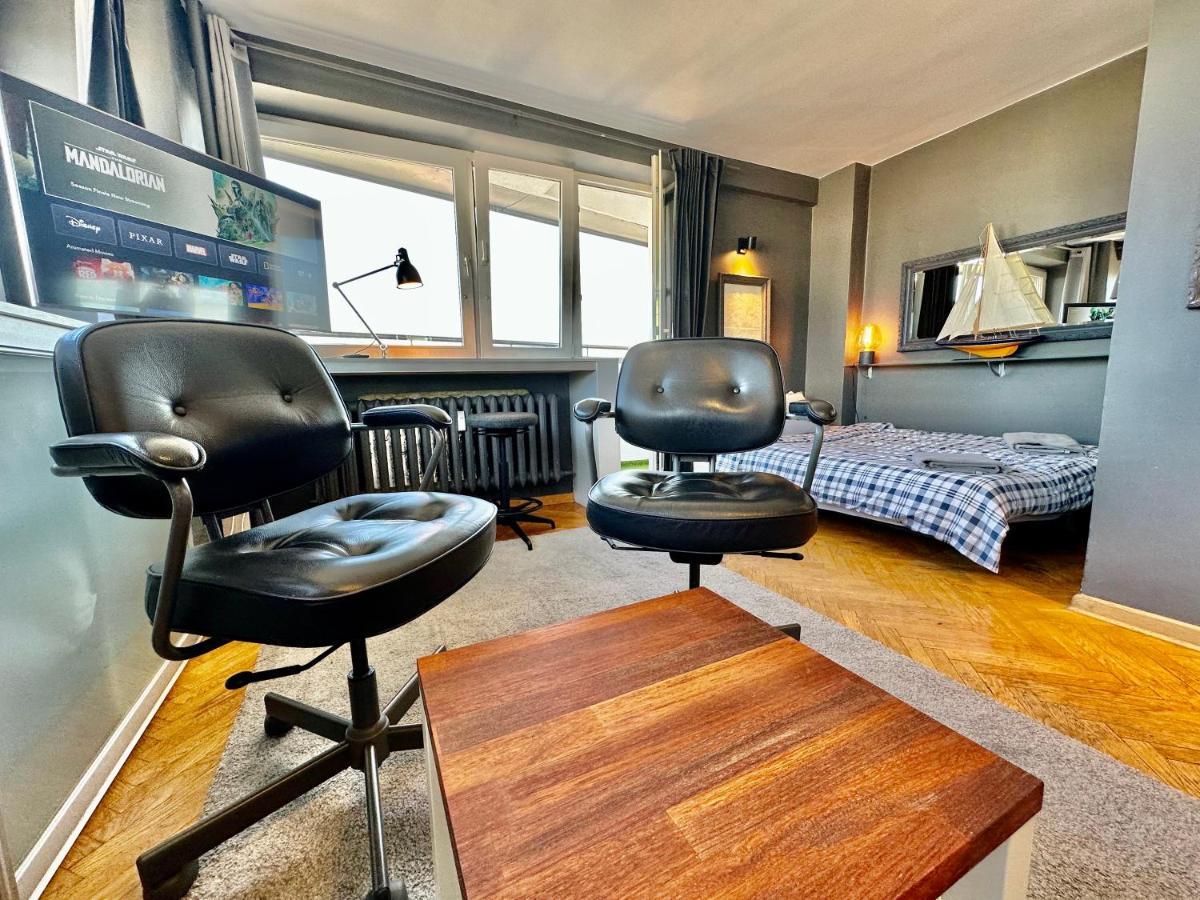 Super Apartament Grey Centrum 2X Metro Fast Wifi 300 Mbs Netflix Appletv Smarttv Spotify Panorama Miasta Warschau Exterior foto