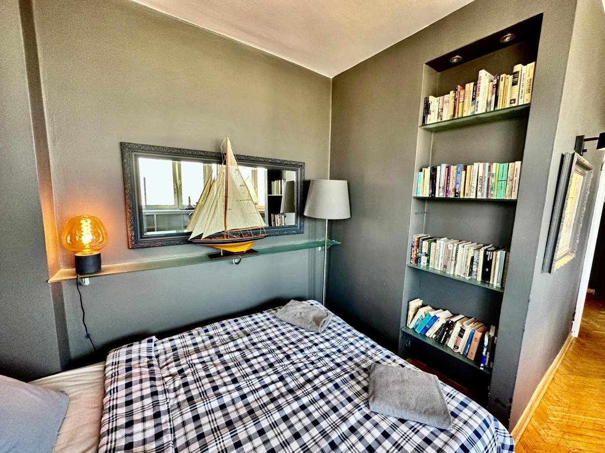 Super Apartament Grey Centrum 2X Metro Fast Wifi 300 Mbs Netflix Appletv Smarttv Spotify Panorama Miasta Warschau Exterior foto