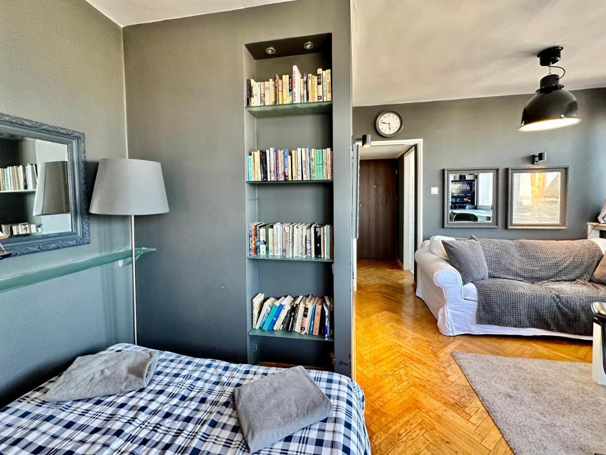 Super Apartament Grey Centrum 2X Metro Fast Wifi 300 Mbs Netflix Appletv Smarttv Spotify Panorama Miasta Warschau Exterior foto