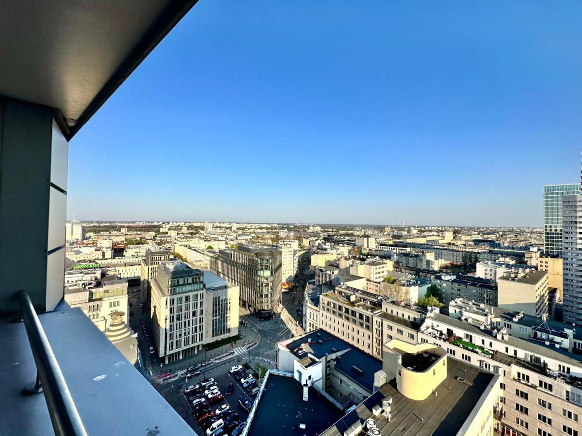 Super Apartament Grey Centrum 2X Metro Fast Wifi 300 Mbs Netflix Appletv Smarttv Spotify Panorama Miasta Warschau Exterior foto