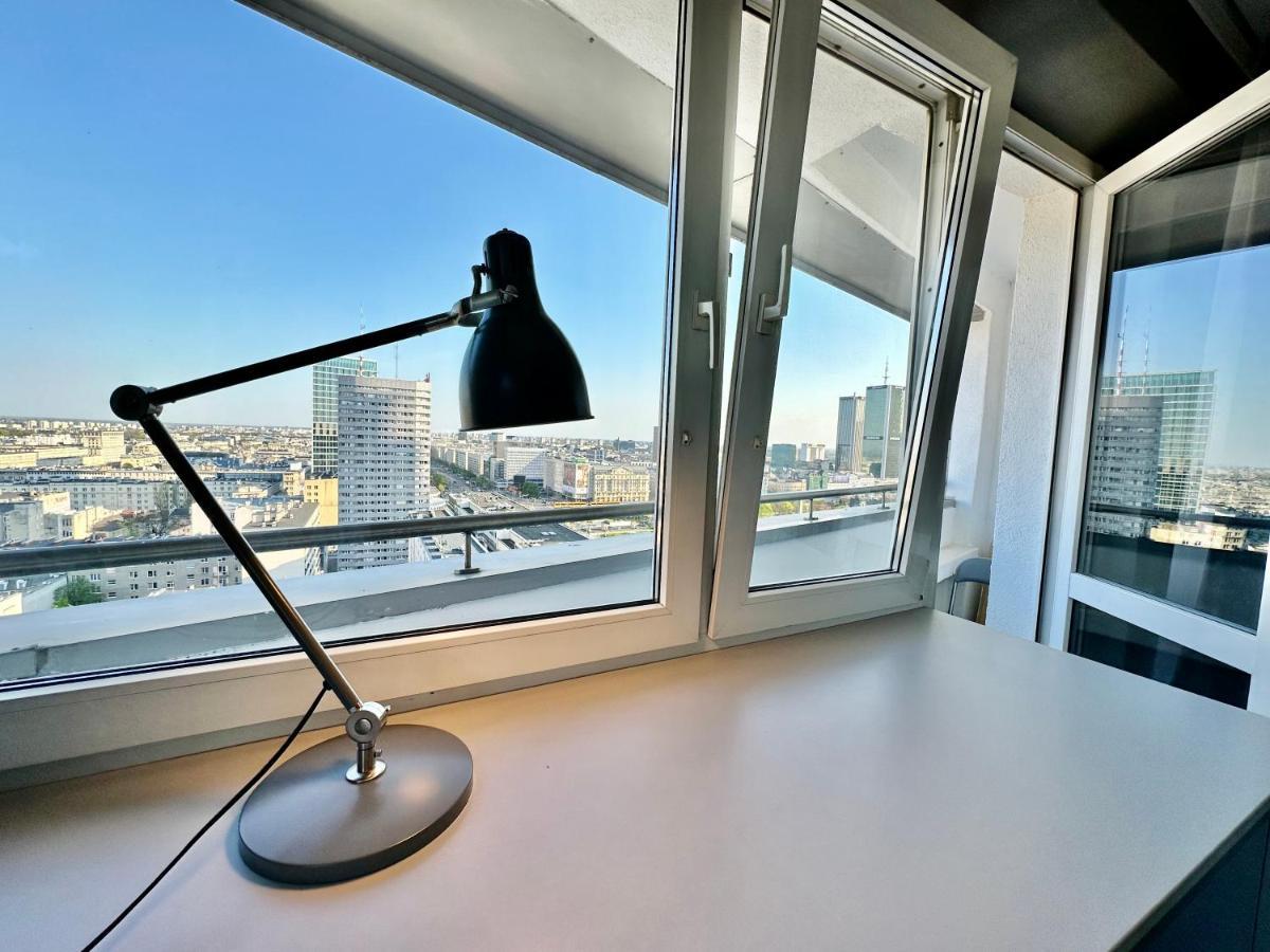 Super Apartament Grey Centrum 2X Metro Fast Wifi 300 Mbs Netflix Appletv Smarttv Spotify Panorama Miasta Warschau Exterior foto