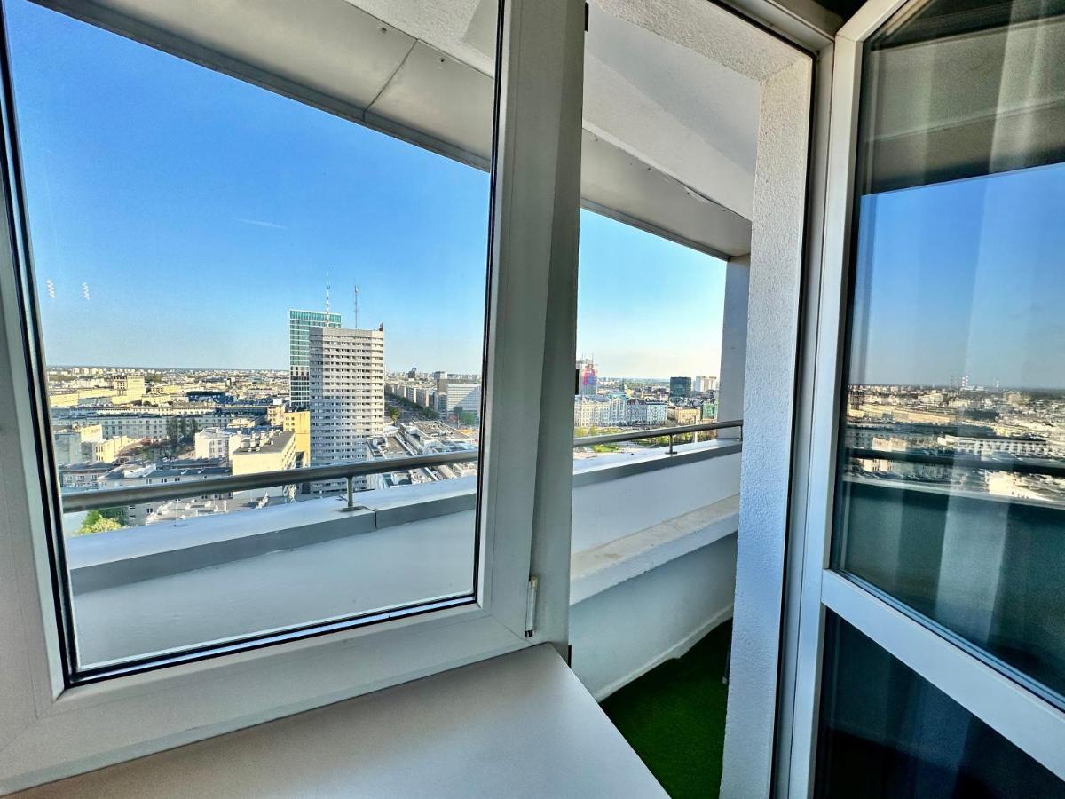Super Apartament Grey Centrum 2X Metro Fast Wifi 300 Mbs Netflix Appletv Smarttv Spotify Panorama Miasta Warschau Exterior foto